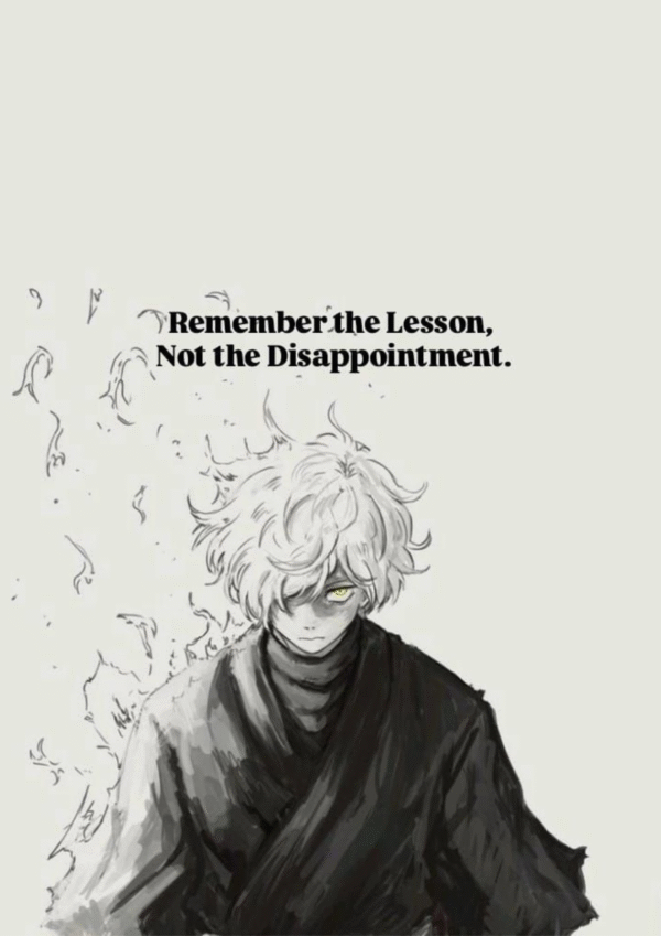 Remember the Lesson A4 Poster | Motivational