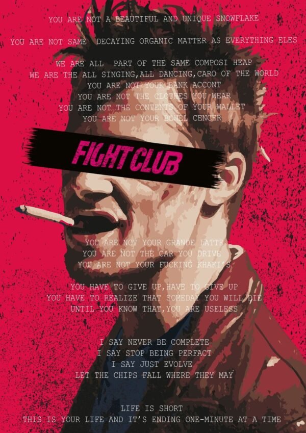Fight Club Movie | A4 Poster