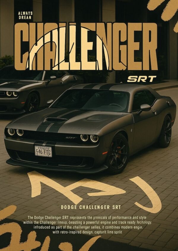 Dodge Challenger SRT | A4 Poster