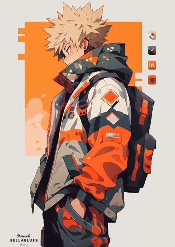 Modern Bakugo A4 Poster