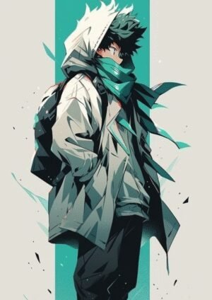 Modern Izuku A4 Poster