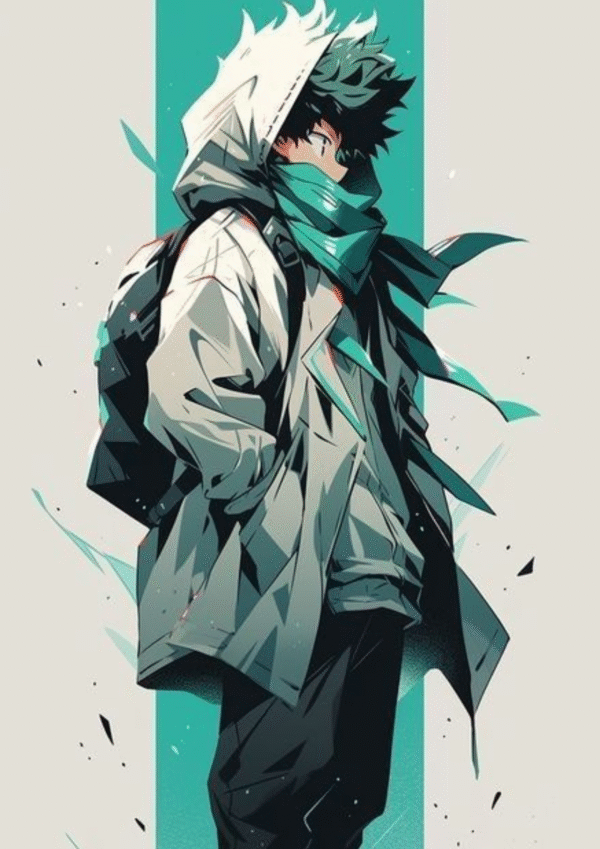Modern Izuku A4 Poster