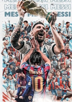 Messi World Champion | A4 Poster