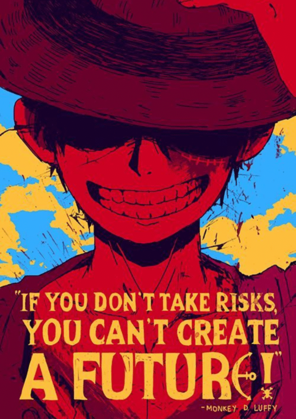 Luffy Motivational | A4 Poster