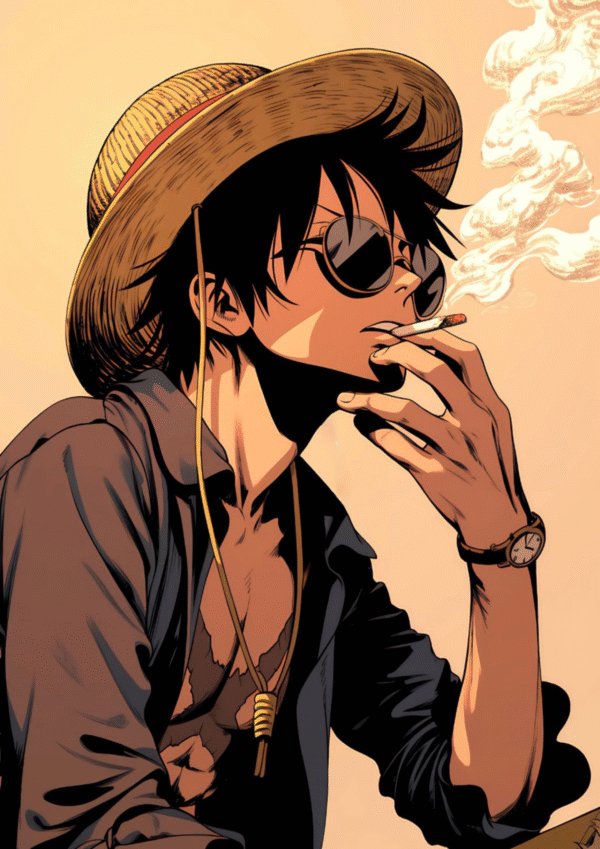 Luffy Stylish A4 Poster