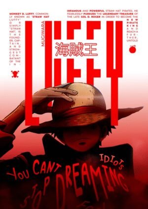 Luffy Yonko Era A4 Poster