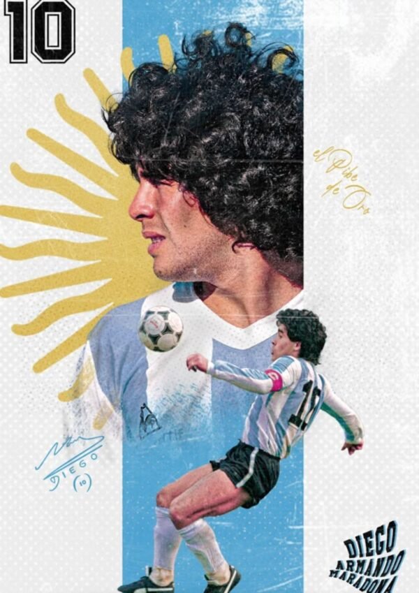 Diego Maradona | A4 Poster