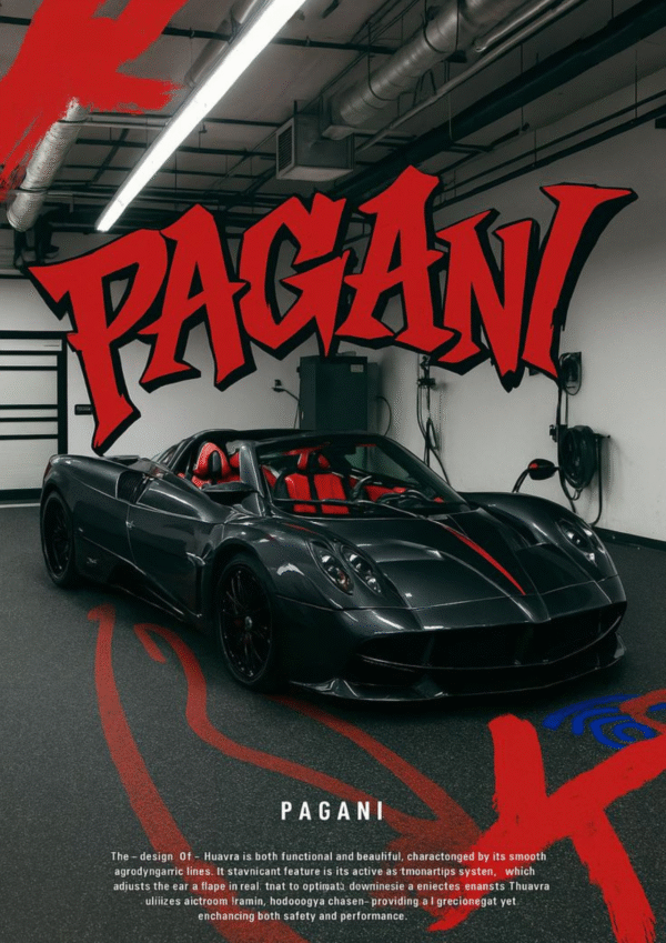 Pagani Huayra | A4 Poster