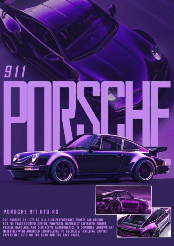 Porsche 911 GT3 RS | A4 Poster