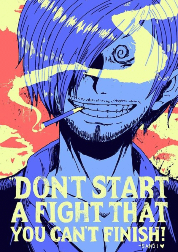 Chase Your Dream | Sanji A4 Poster