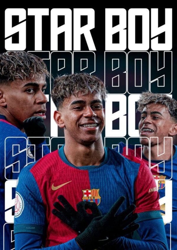 Lamine Yamal Starboy | A4 Poster