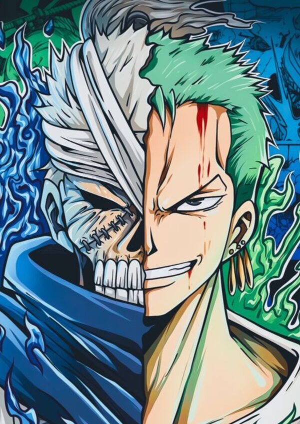 Zoro x Ryuma A4 Poster