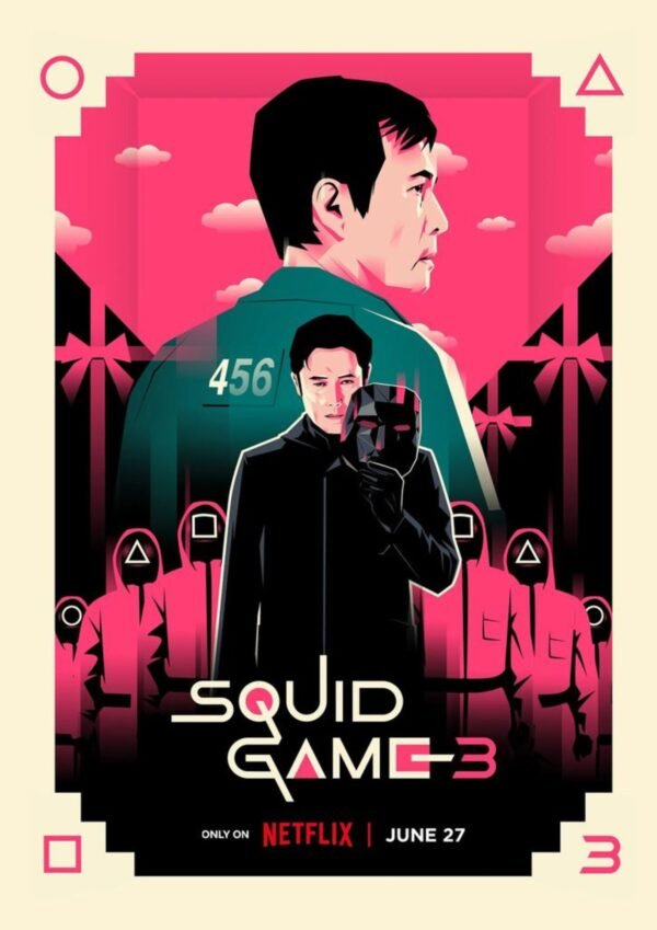 Final Game – Squid Game 3 | A4 Poster