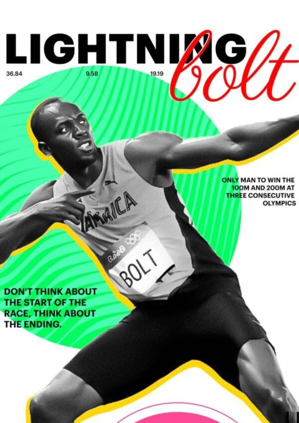 Lightning Bolt | A4 Poster