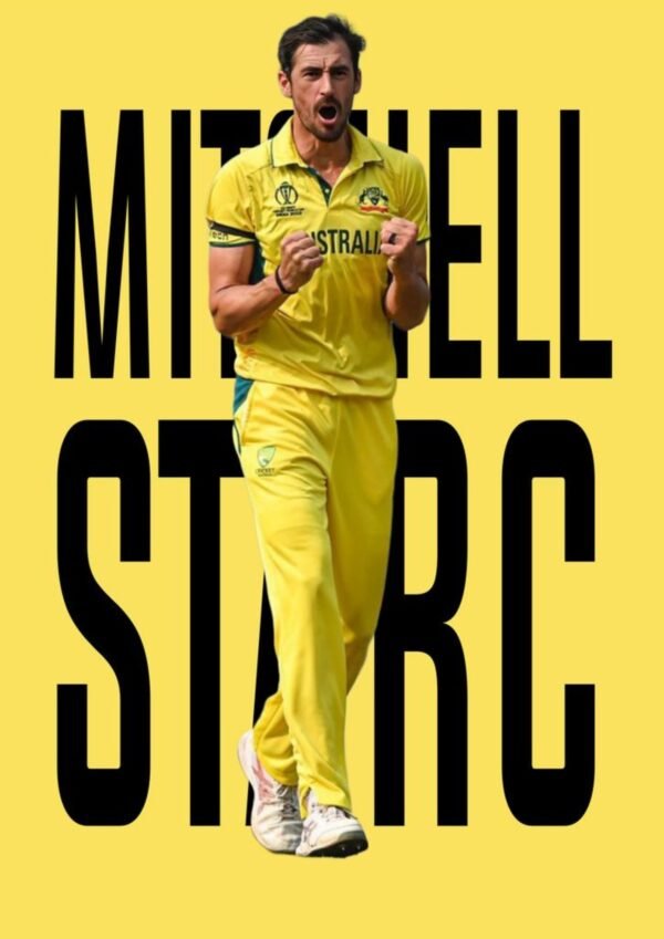 Mitchell Starc | A4 Poster