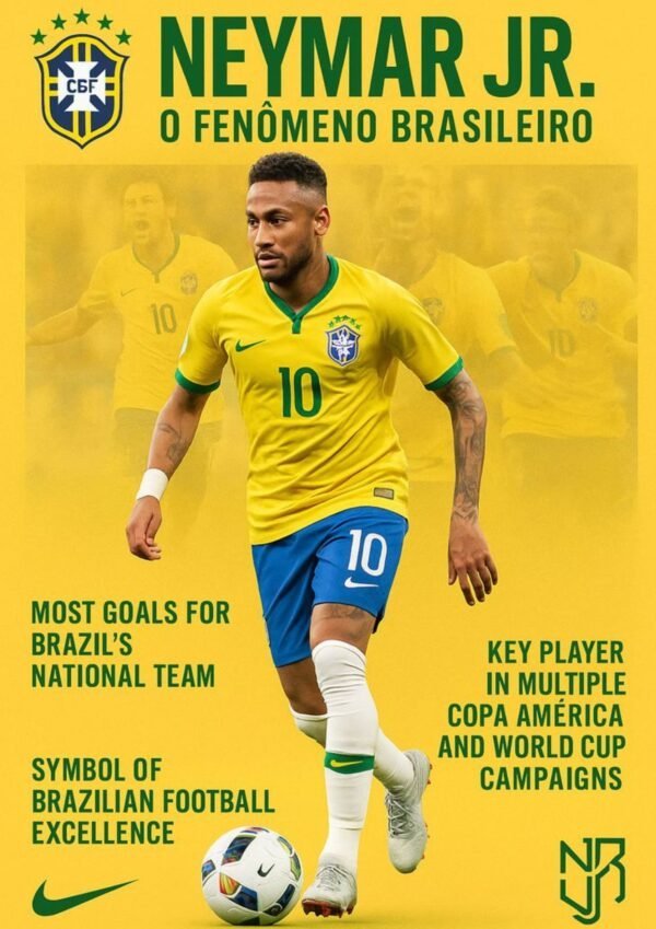 Neymar Jr No.10 | A4 Poster
