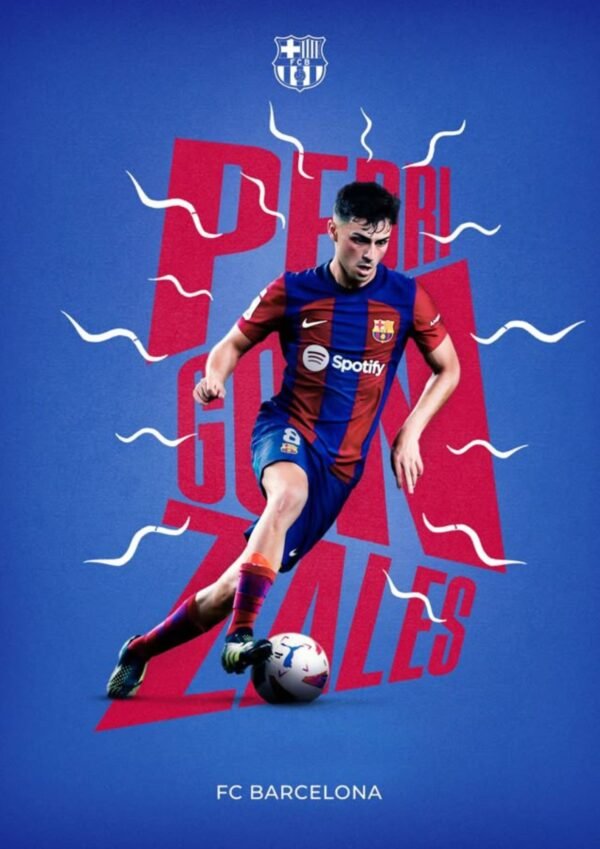 Pedri No.8 | A4 Poster