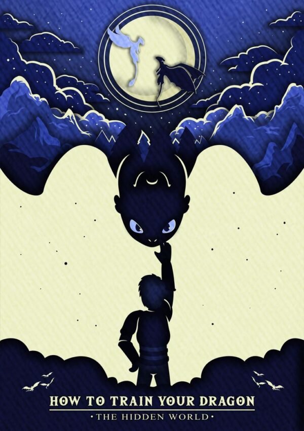 How to Train Your Dragon | A4 Poster