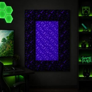 NETHER PORTAL | MINECRAFT | SPLIT POSTER COMBO
