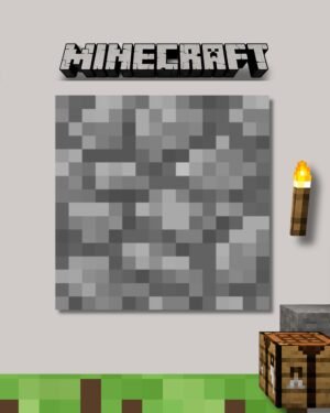Cobblestone Poster | Minecraft Series