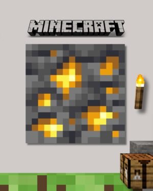 Gold Ore Poster | Minecraft Series