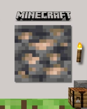 Iron Ore Poster | Minecraft Series