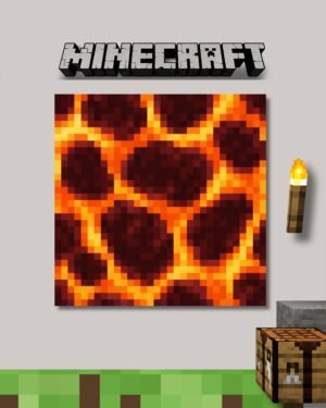 LAVA BLOCK | MINECRAFT POSTER