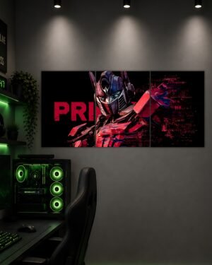 OPTIMUS PRIME | TRANSFORMERS | SPLIT POSTER | 3 PIECE SET