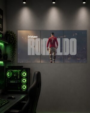CRISTIANO RONALDO | CR7 | SPLIT POSTER | 3 PIECE SET