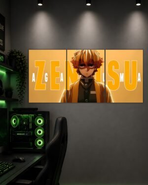 ZENITSU AGATSUMA | DEMON SLAYER | SPLIT POSTER | 3 PIECE SET
